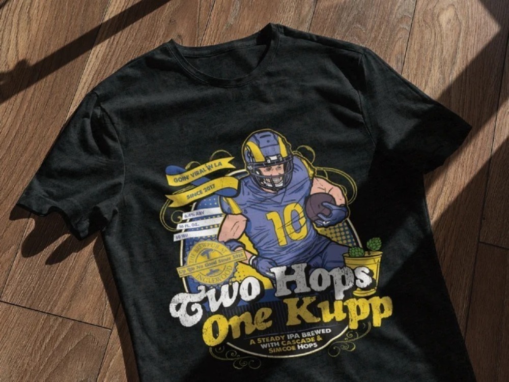Cooper Kupp (Rams) Fake Craft Beer Label TShirt